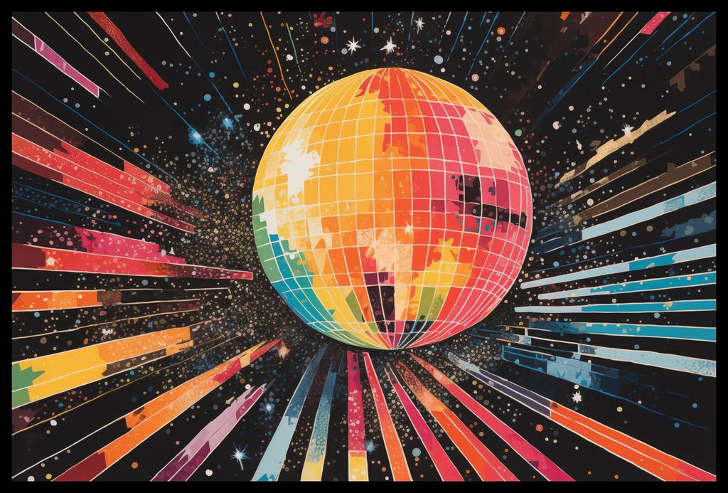 Plakat 60x40cm Disco Spiel!