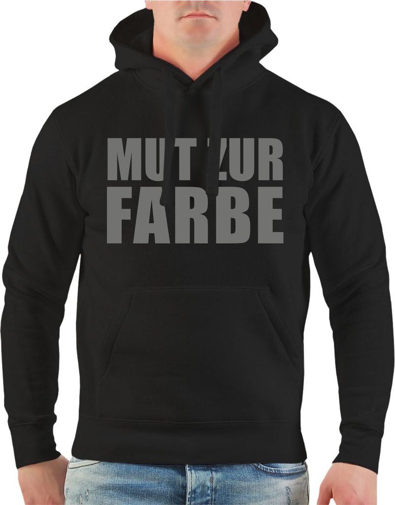 Herren Kapuzenpullover Mut zur Farbe