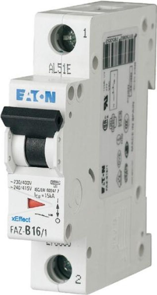 EATON LS-Schalter 16A 1p FAZ-C16/1 C-Char 278561
