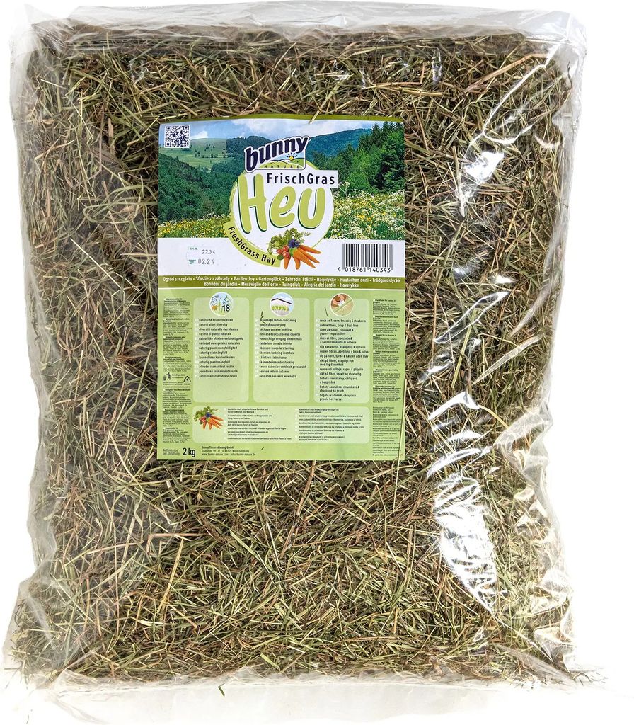 Bunny Nature FrischGras Heu Gartenglück 2 kg Produktbild 
