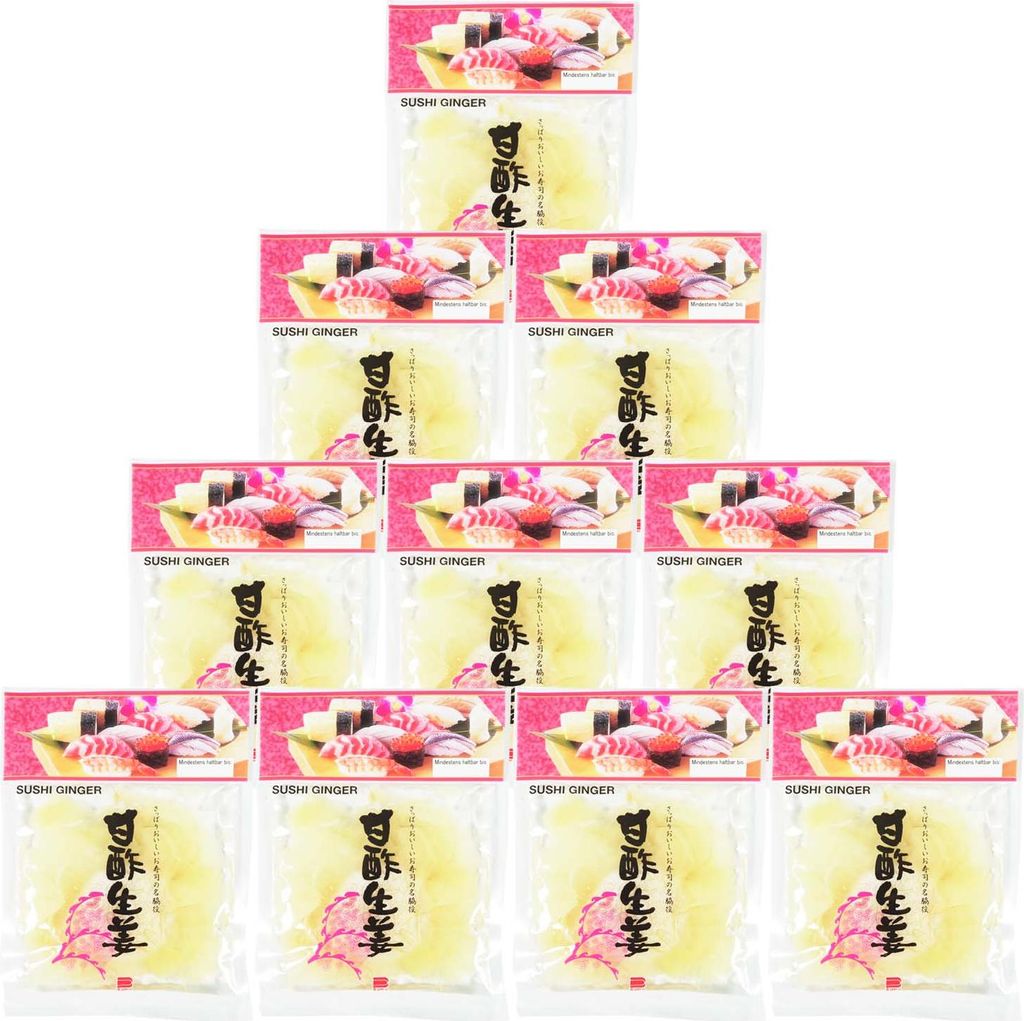 Japan Eingelegter Ingwer Shoga 10x110g/ATG55g