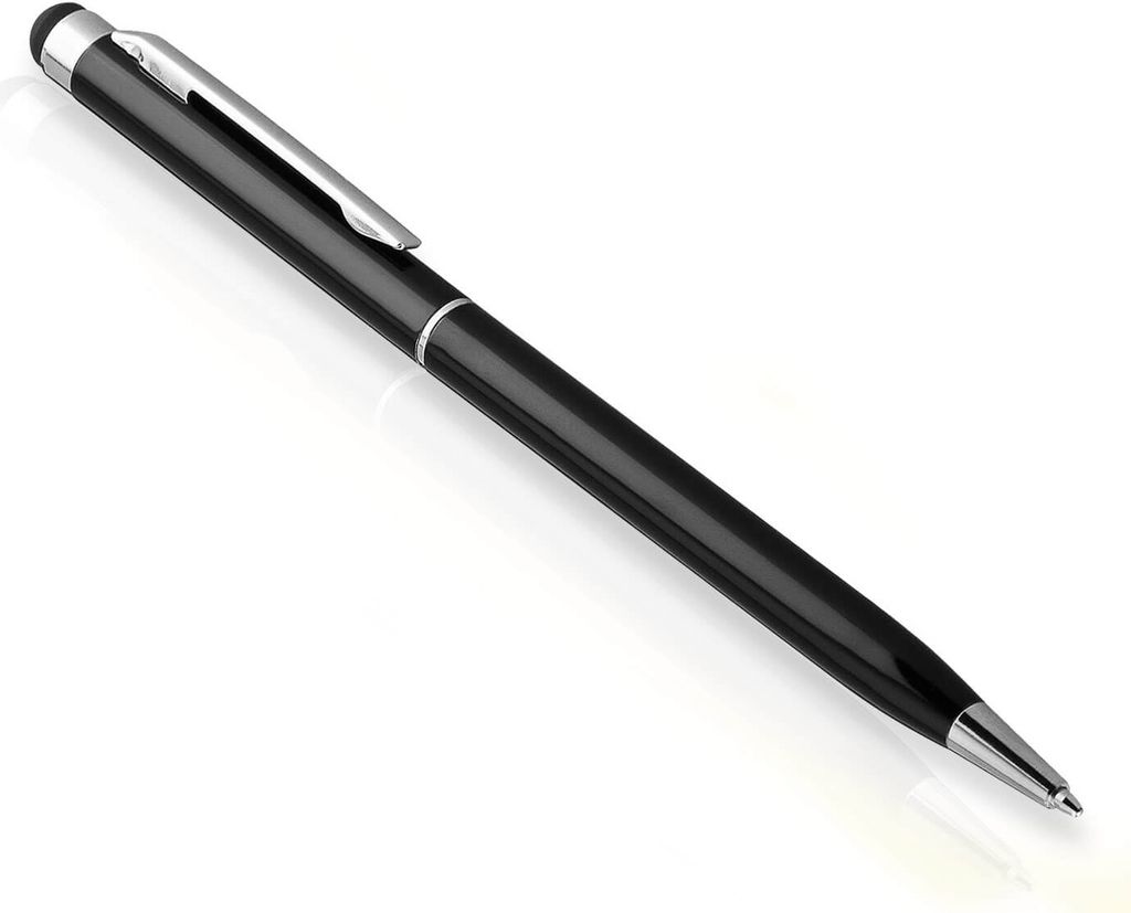 2-in-1 Eingabestift / Kugelschreiber – Schwarz