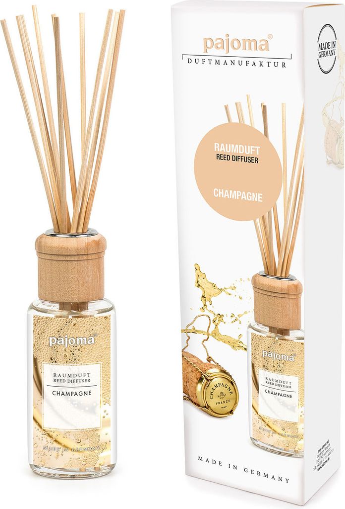 pajoma Raumduft 100 ml inkl. Duftstäbchen, Champagne
