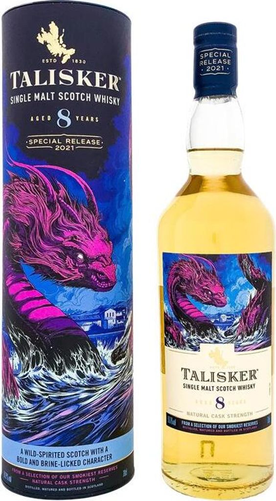Talisker 8 Years Legends Untold - Special Release 2021 + Produktbild 