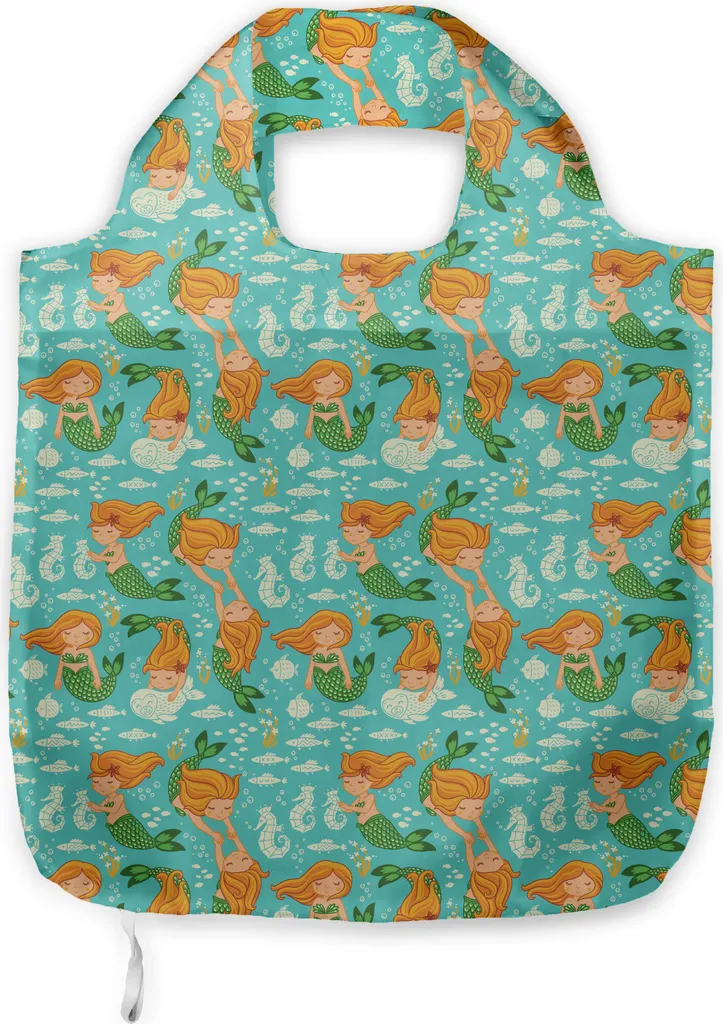 ABAKUHAUS Borsa Subacquea Tessuto - Shopping Bag Mare Turchese Resistente