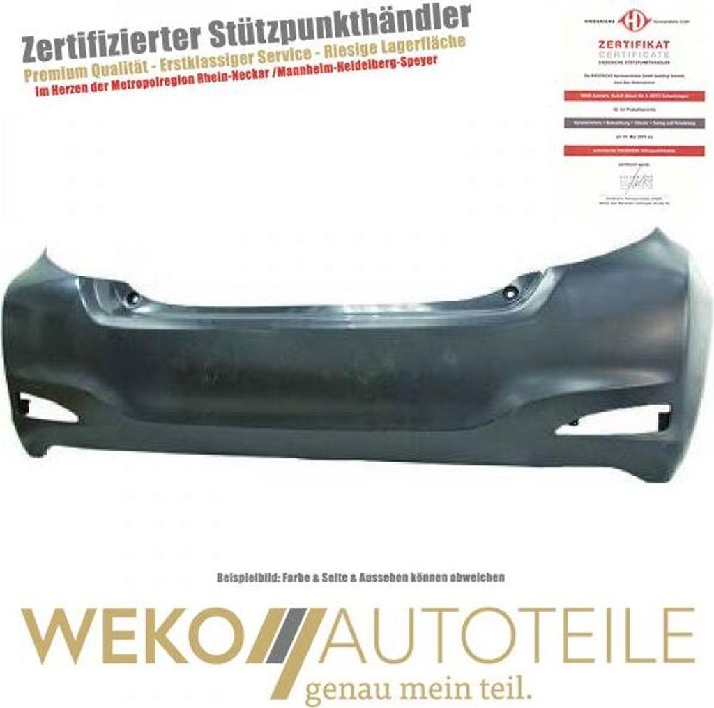 Stoßstange hinten DIEDERICHS 6607055 für TOYOTA