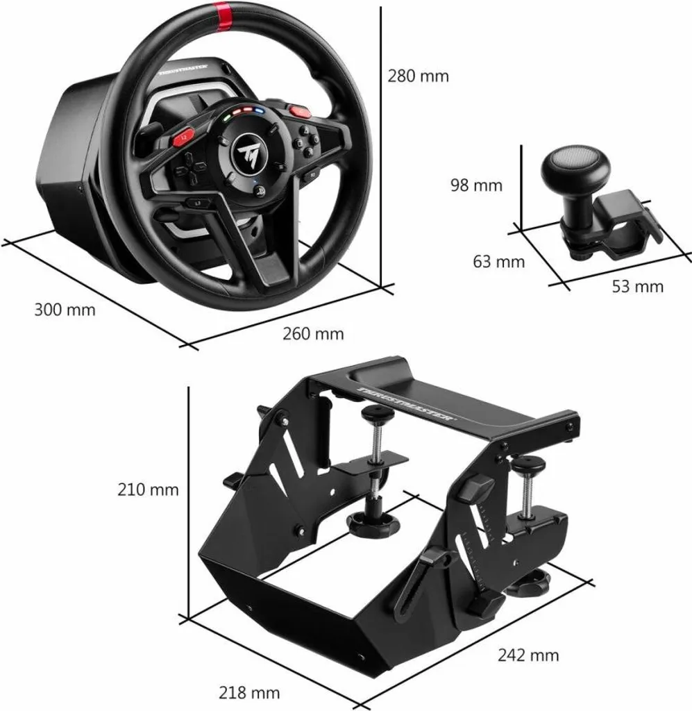 Thrustmaster T128 Volant Stable avec Docking System et SimTask Pack - 10