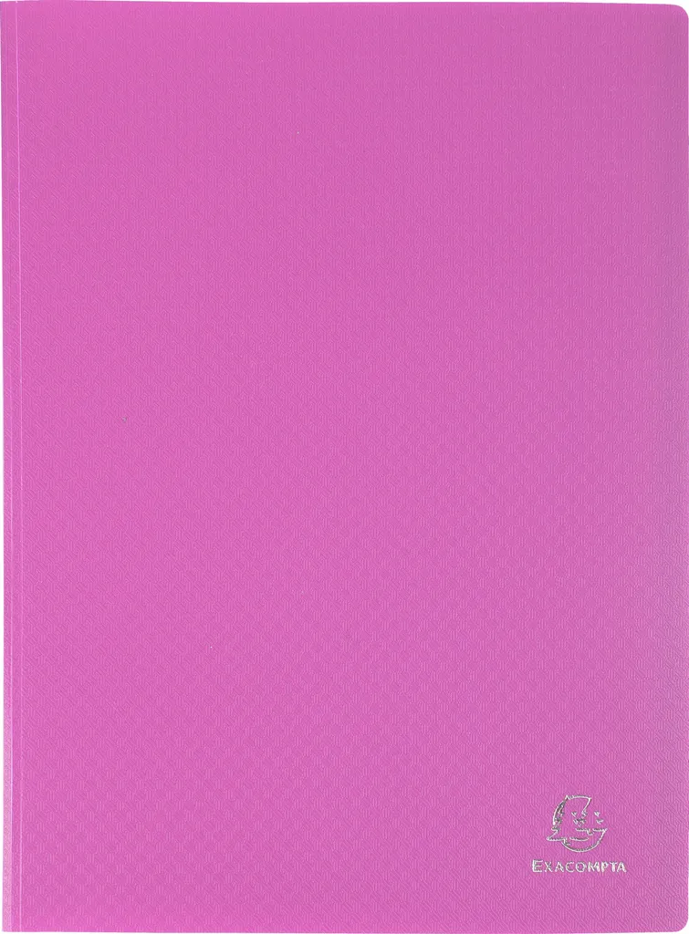 Classeur Porte-vues A4 Rose pour Organisation Scolaire et Bureau 88117E