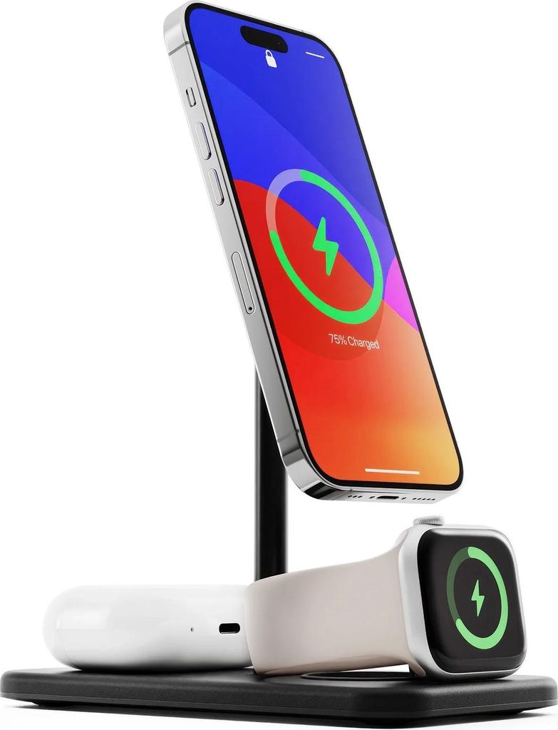 Twelve South HiRise 3 Deluxe Chargeur sans Fil 3-en-1 – Image du produit 