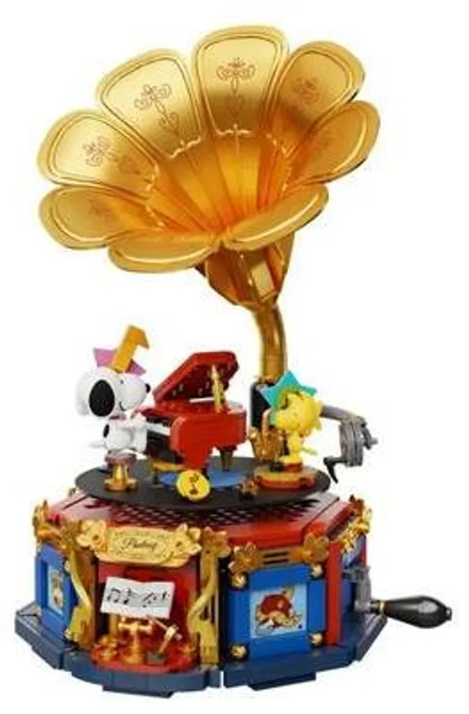 Blocs de Construction Pantasy Phonographe Snoopy Peanuts 800pcs (86911) - 2