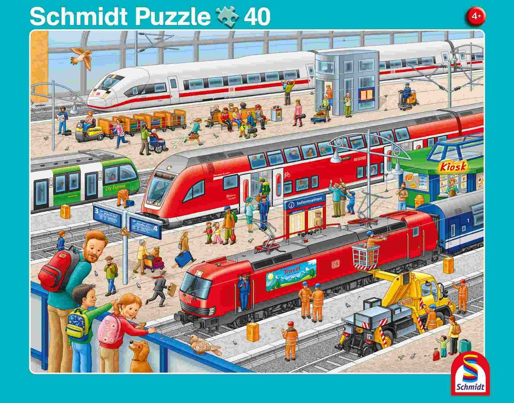 Schmidt Spiele 56812 2erSet RAPU Hafen/Bahnhof 24 Teile /40 Produktbild 