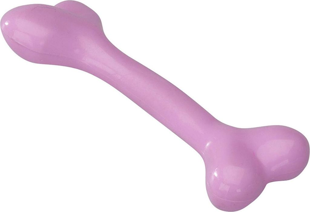 Europet Bernina Hundespielzeug Gummi Bone Strawberry rosa, Größe: L