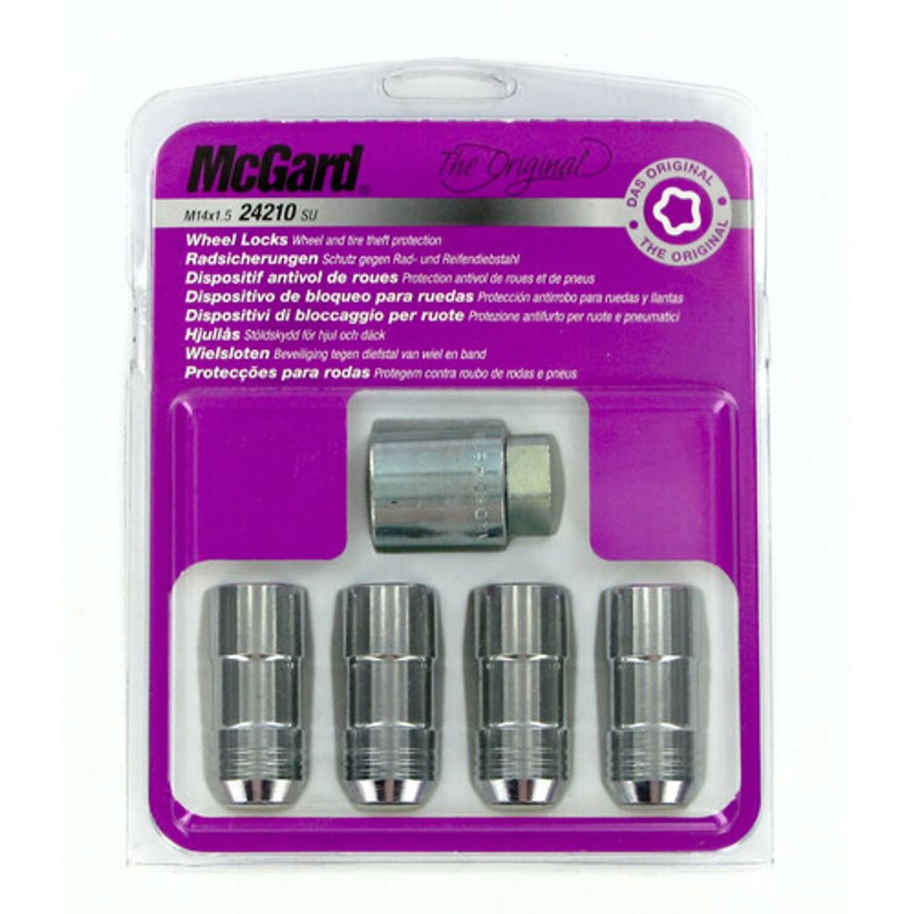 McGard Kit 4-teiliges konisches Radmuttern-Set Original F250 für Autos