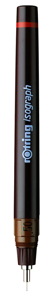 Rotring Isograph 0,50 mm Nero - Penna per Illustrazione e Puntinismo