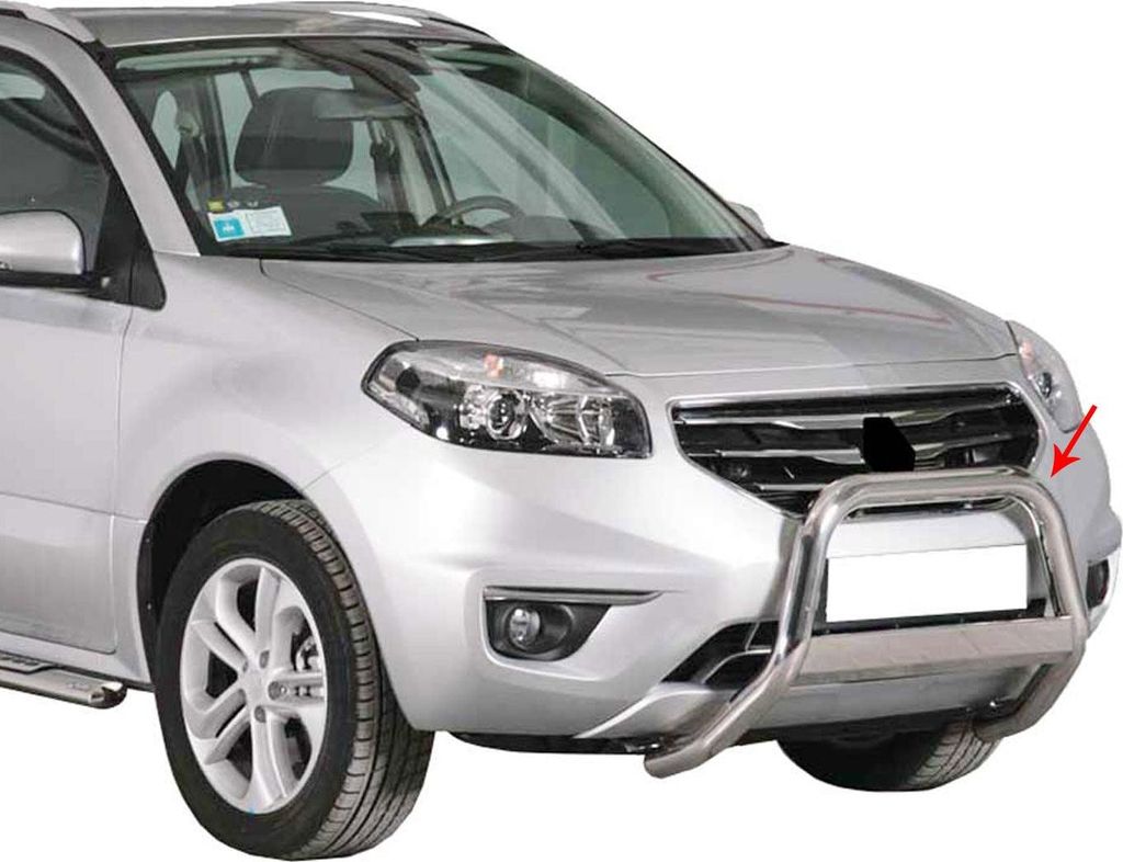 Frontbügel Frontschutzbügel für Renault Koleos 2011-2013 ø63mm Stahl Silber