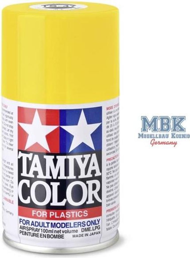 Tamiya 85047 - Acryl Spray Farbe - Ts-47 Chromgelb Glänzend Produktbild 