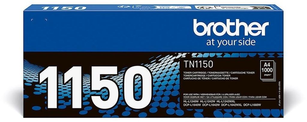 Brother TN-1150, 1000 strany, Čierna, 1 kusov Obrázok produktu 