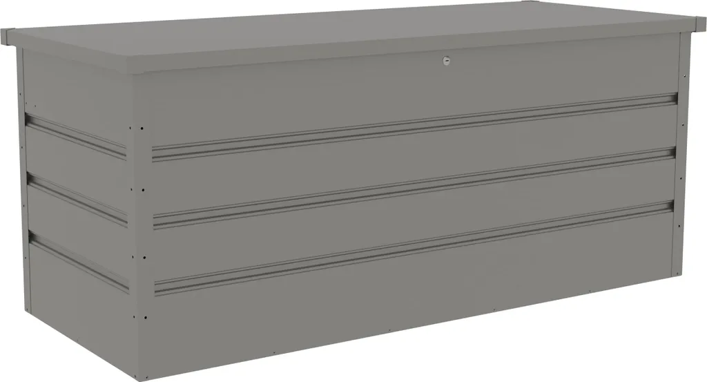 Jardinière G21 Denver pour terrasse et balcon - Grand bac gris 770 L