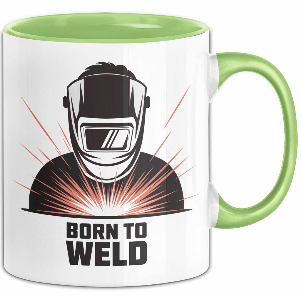 Schweißer Tasse Geschenk Lustige Geschenkidee Spruch Für Schweiß Profis (Grün)