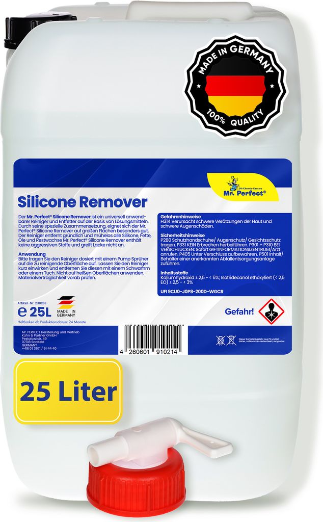 Mr. Perfect Silikonentferner 25L Silikonreiniger Entfetter Produktbild 