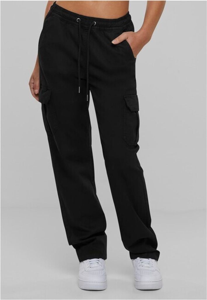 Urban Classics Ladies - High Waist Twill Cargo Hose - 4XL
