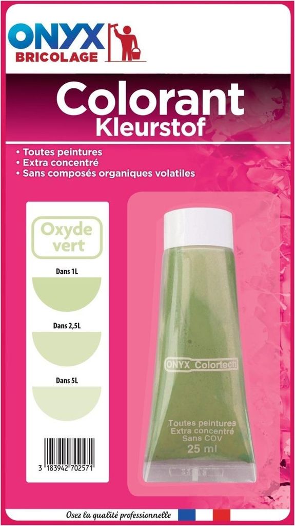 Oxyde Vert Onyx 25ml Pigment Vert Intense Pour Mortiers Et Image du produit 