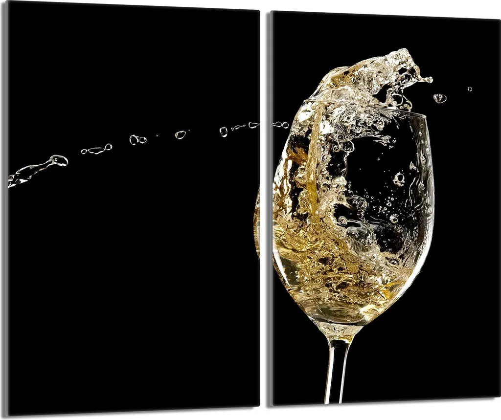 Coprifornelli in Vetro Ceramica Nero Vino 2 Pezzi 30x52 Tagliere