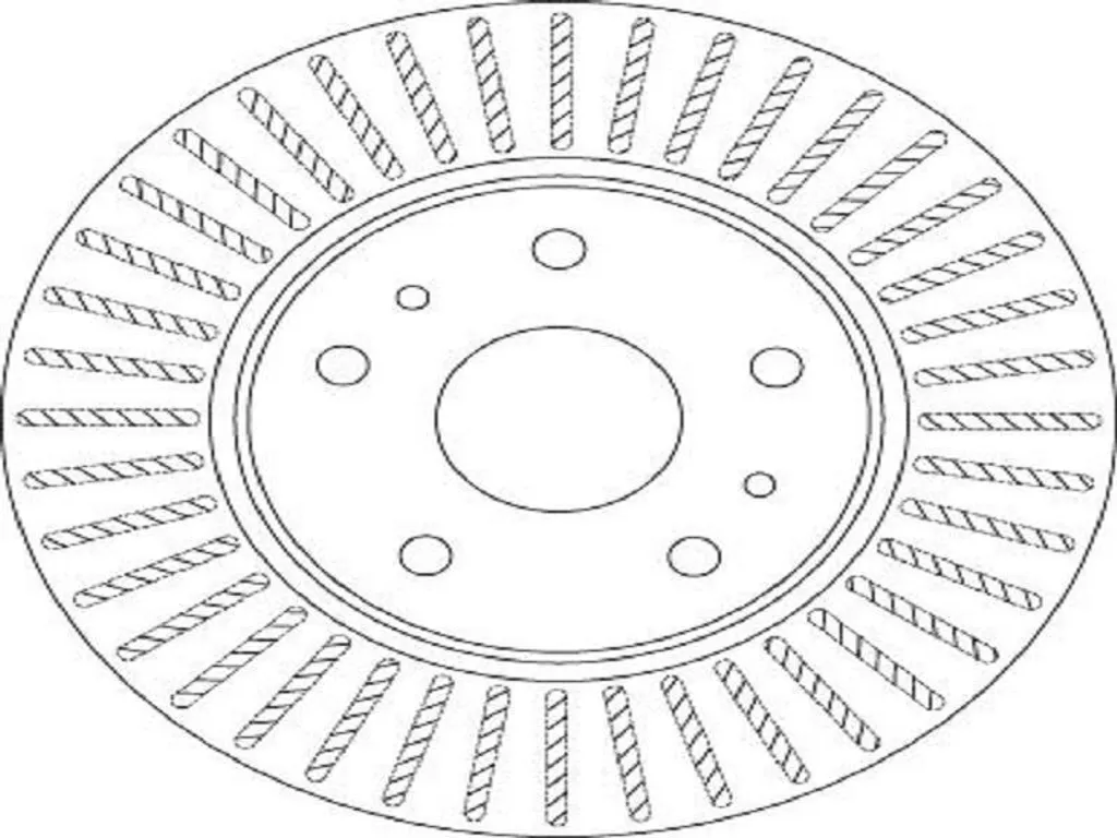 Paire de Disques de Frein TRW pour Suzuki SX4 Stufenheck - DF6684 47mm