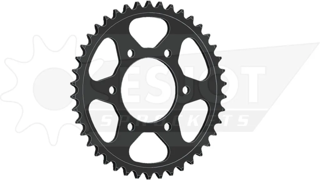 Pignon ESJOT 29018 en Acier 46 Dents Pas 525 pour Transmission Moto
