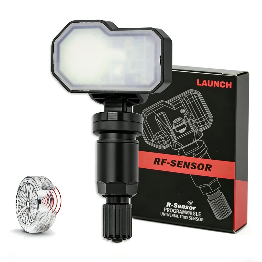 LAUNCH Reifendrucksensor RDKS TPMS,Radsensor,Reifendruck-Kontrollsystem,RF-Sensoren Metall Schwarz