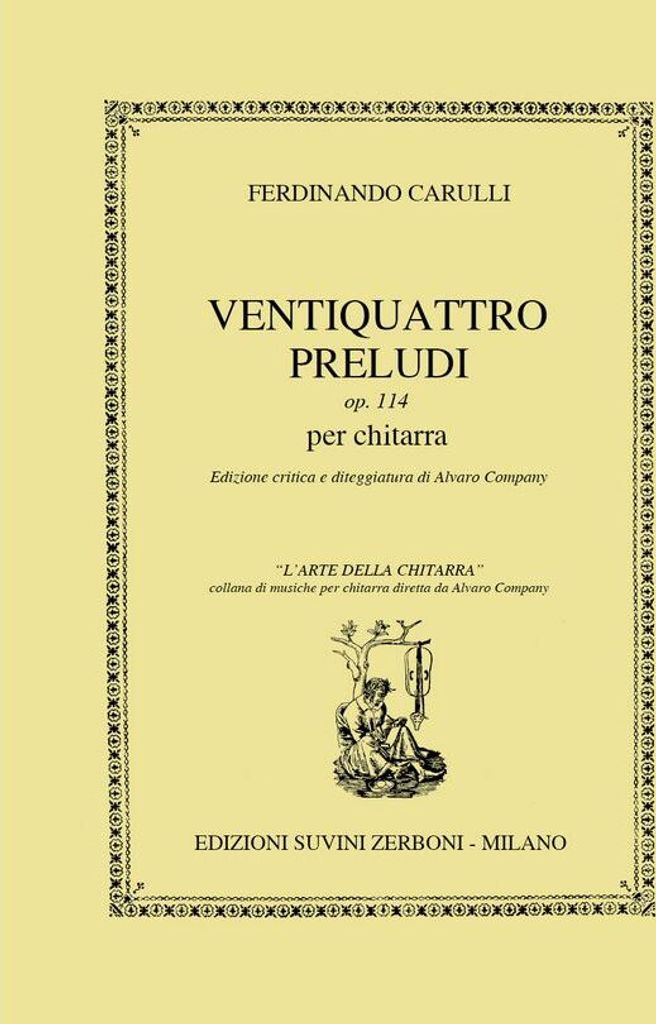 24 preludi op.114 per chitarra Company, A., ed