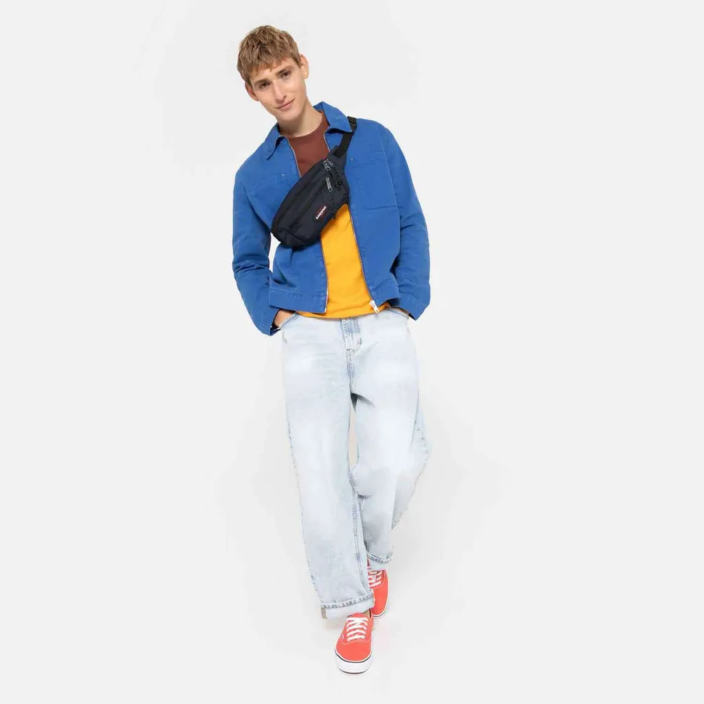 Sac banane Eastpak Doggy Bag Ultra Marine - Grand format robuste bleu