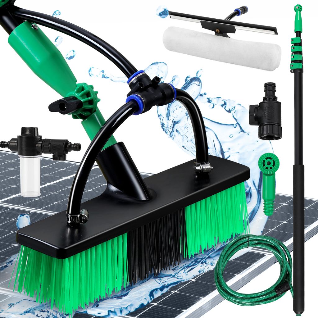 Brosse de lavage Clanmacy manche télescopique 3.6/4.8m de Image du produit 