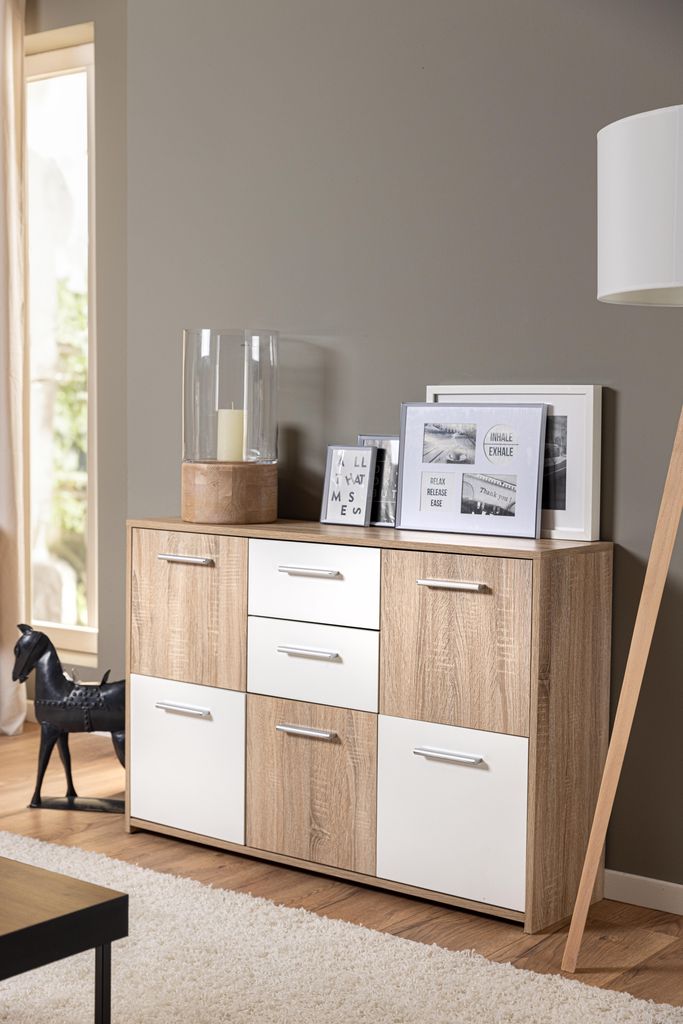 Inter Link Kommode ELVEZIA Sonoma-Eiche Produktbild 7