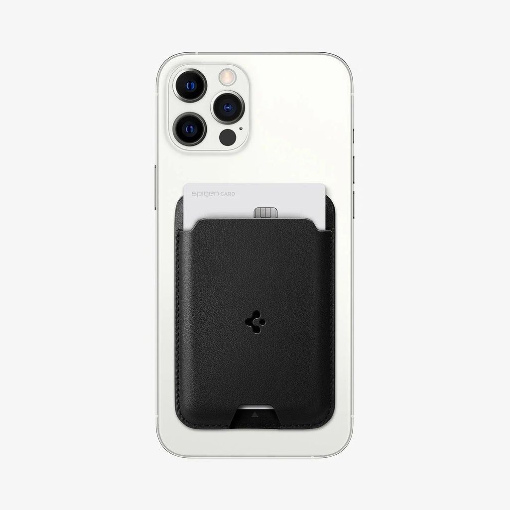 Spigen VALENTINUS MAGSAFE WALLET - Schwarz Produktbild 
