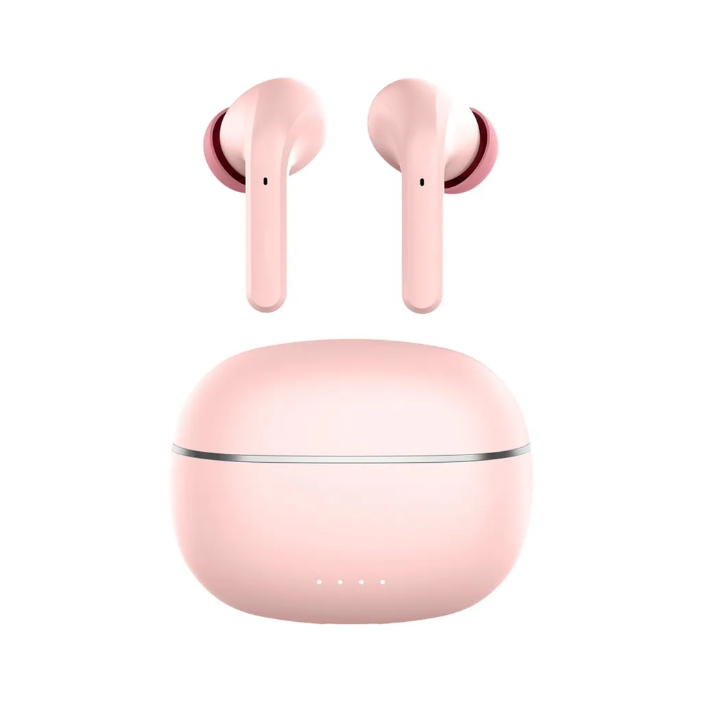 Cuffie Forever Wireless Rosa TWS - Auricolari Bluetooth con Custodia - 3