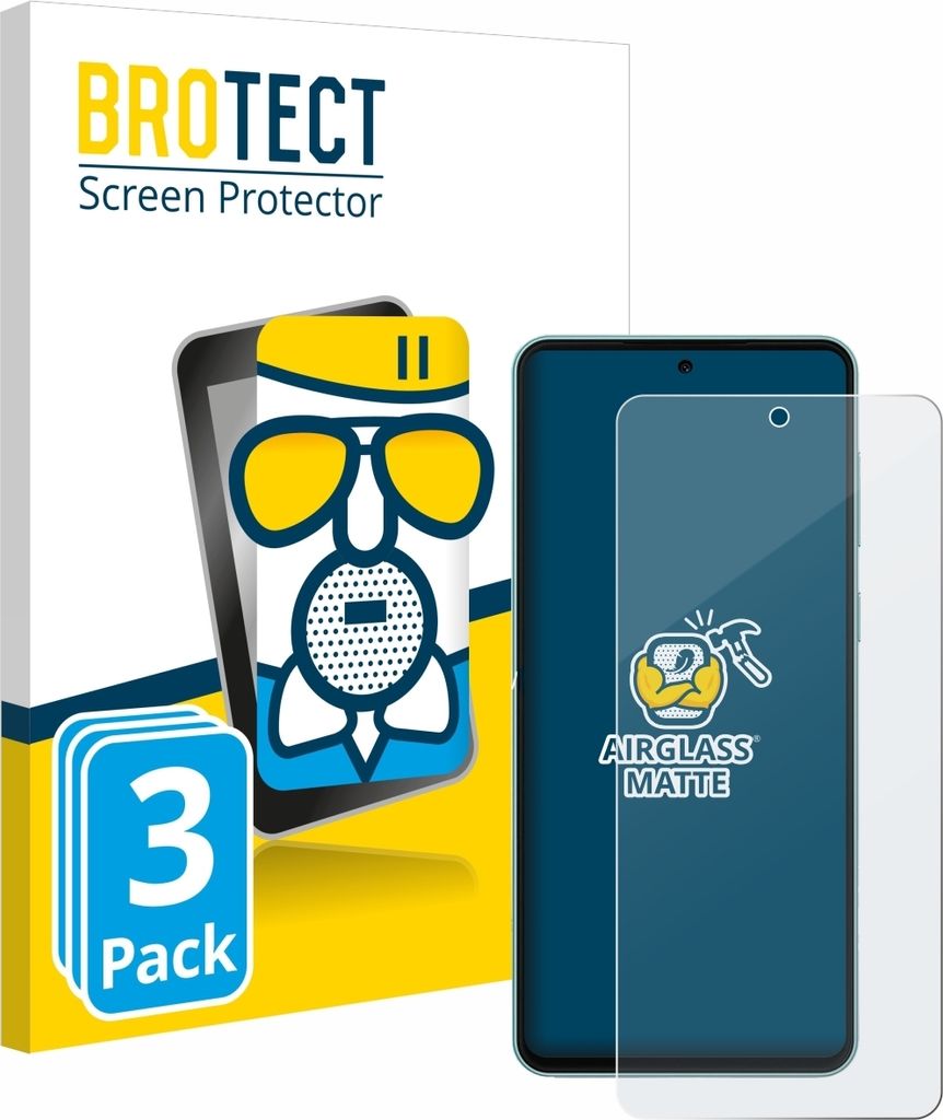 3x BROTECT Entspiegelungs Schutzglas für Samsung Galaxy M55 Produktbild 