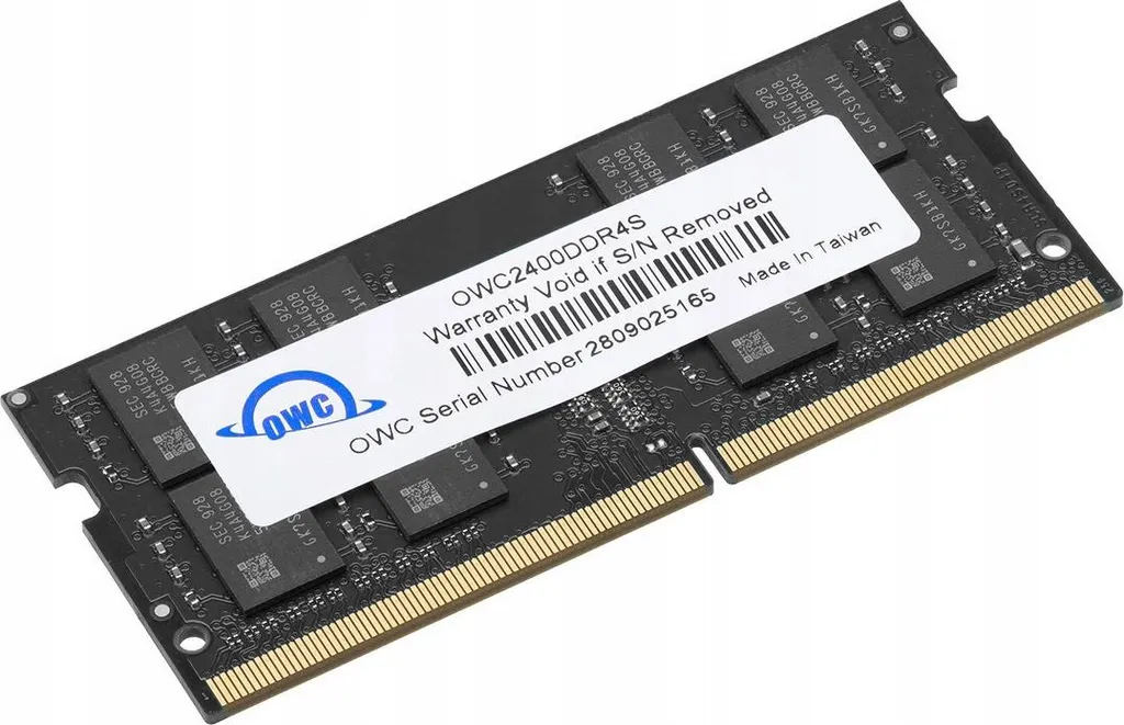 Barrette Mémoire RAM DDR4 8Go OWC pour PC Portable et iMac 2017
