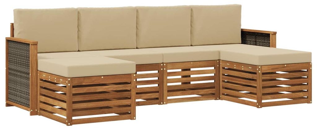 vidaXL Sofagarnituren Massivholz Akazie