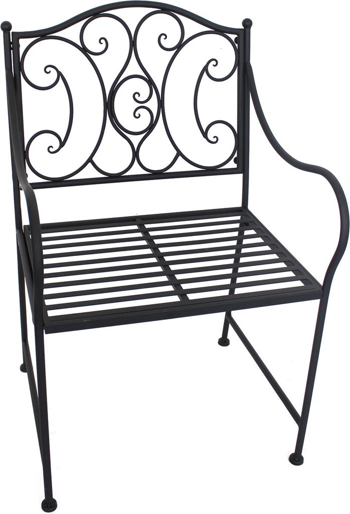 Gartenstuhl Curly im Vintagedesign, Breite 57 cm, Tiefe 53 Produktbild 