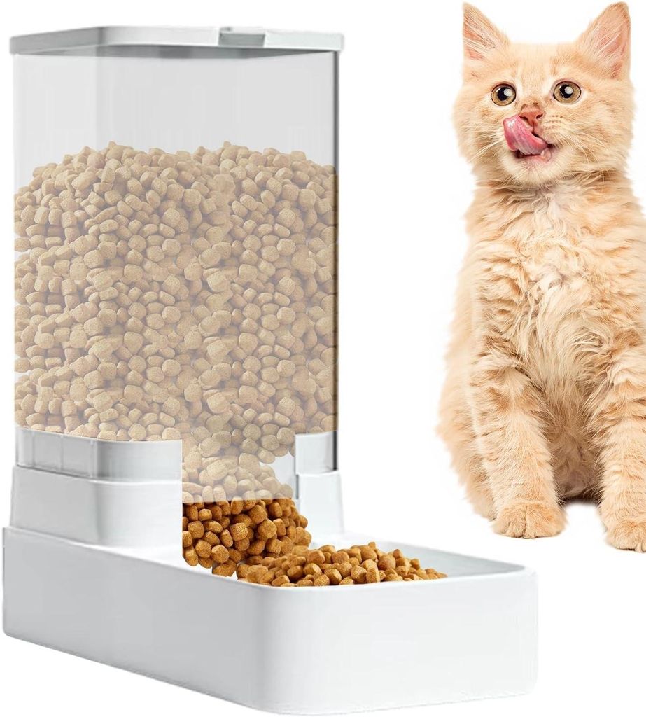 Automatischer Futterautomat für Katzen, Futterset für Haustiere, Schwerkraftfutterautomat für Hunde und Katzen, Wasserspender für Hunde und Kat...