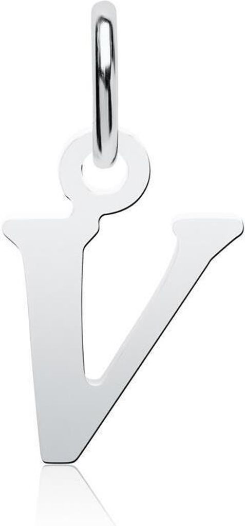 Unique Kettenanhänger "V" 925er Silber Buchstabenanhänger SP0913