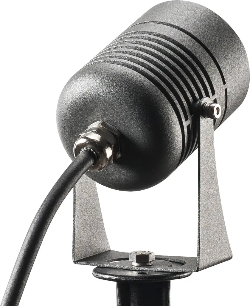 Spot LED au sol 3000K robuste - Éclairage LED blanc chaud anthracite - 11
