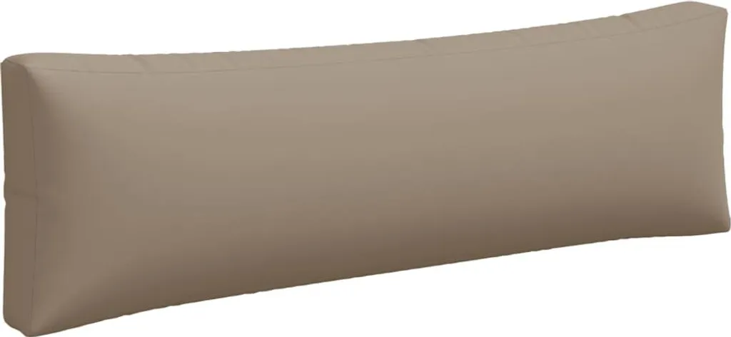 Offerta Cuscini Pallet 3 Pezzi Taupe | Tessuto Liscio Divano Esterno - 6