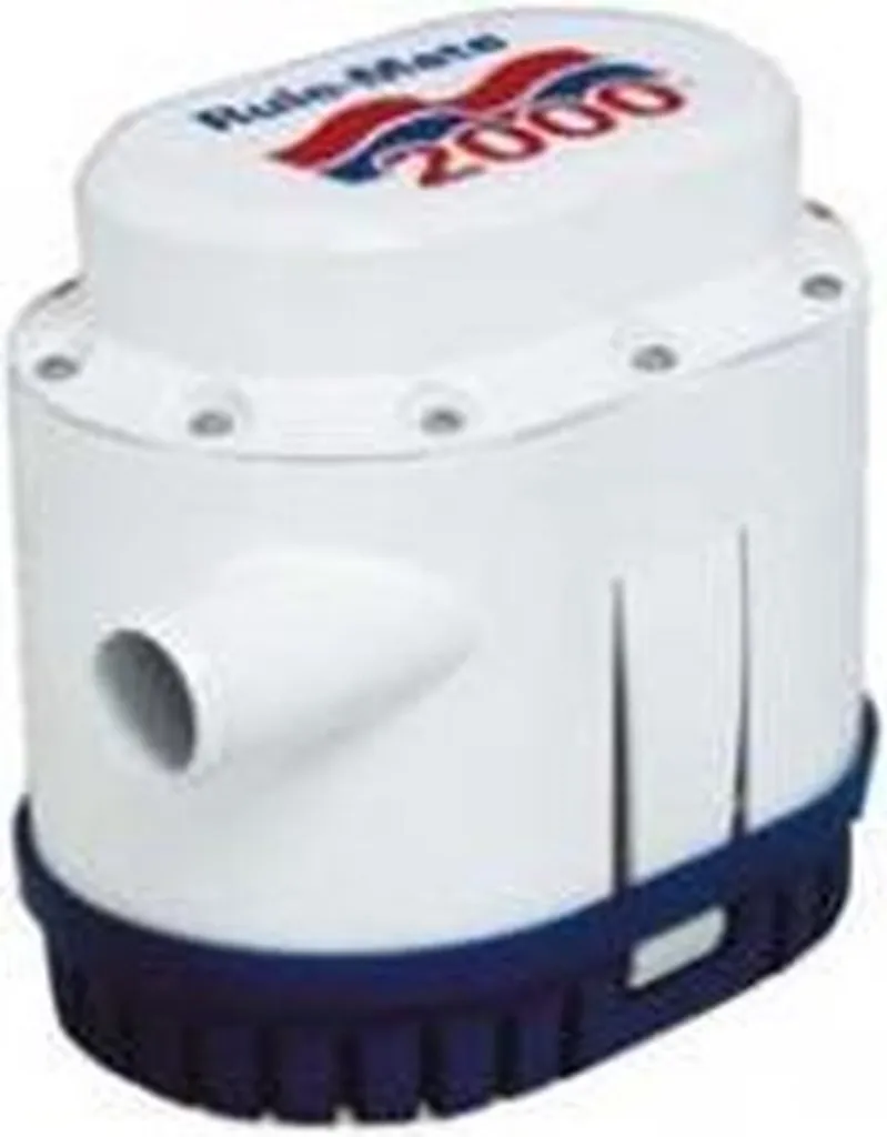 Pompe de cale automatique RU2000 12V 2000 GPH pour bateaux de plaisance