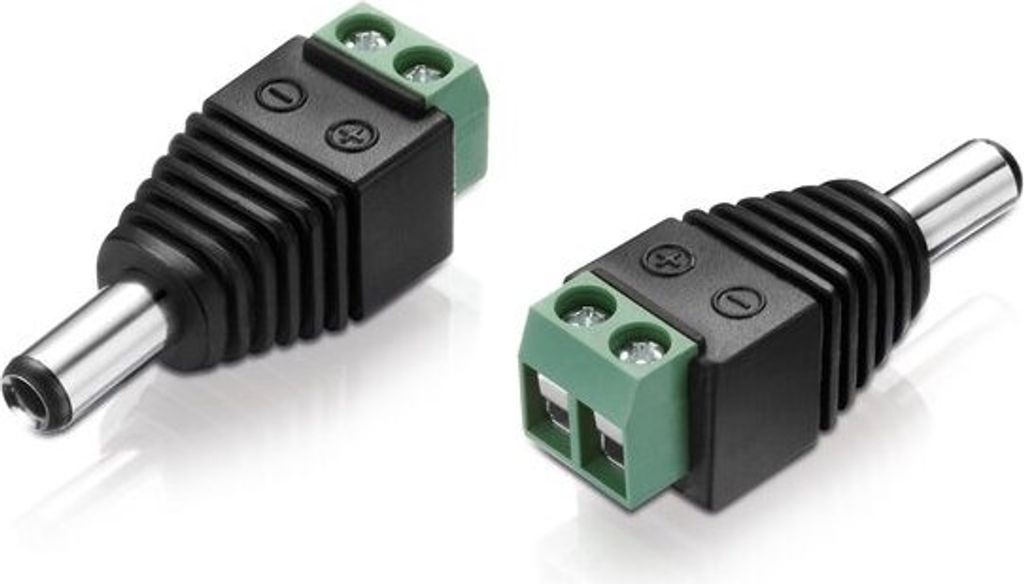 Adapter DC-Hohl-Stecker 5,5 x 2,5 mm / zweipoliger Produktbild 
