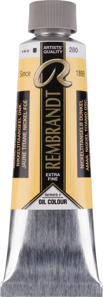 Rembrandt Peinture à l'Huile Jaune Nickel-Titane Foncé 280 en Tube 150ml