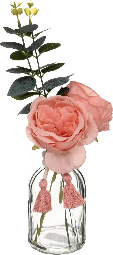 Décoration de table avec l'arrangement floral en verre CARMEN de 30 cm