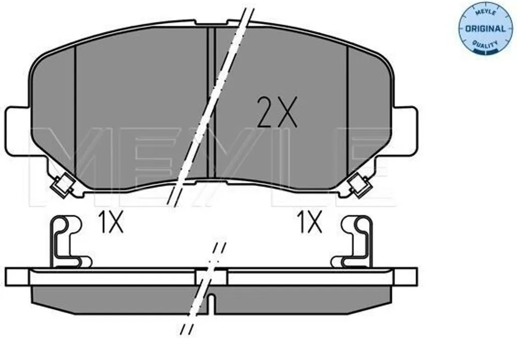 Plaquettes de frein MEYLE silence et confort pour Mazda CX-5