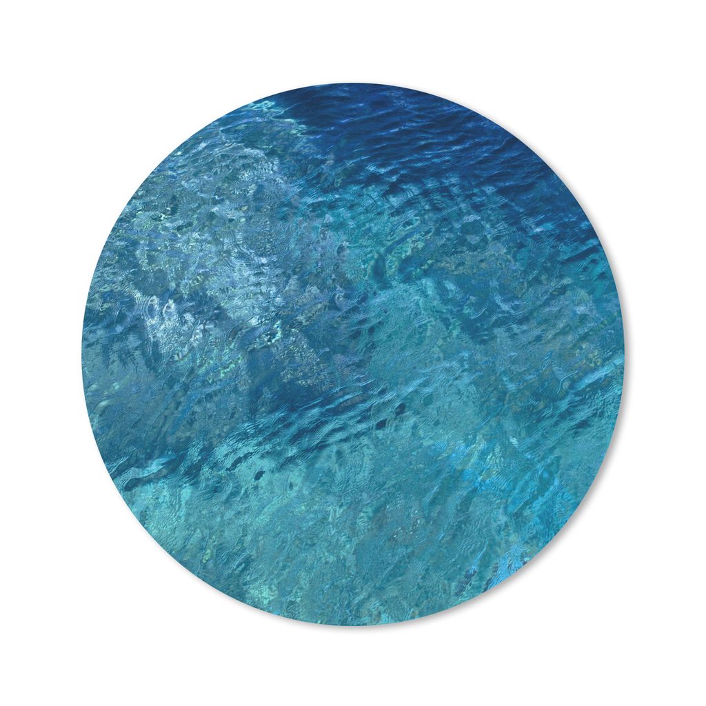 MuchoWow Mauspad Mousepad Meer - Golf - Wasser 50x50 cm - Mousepads - Maus Mat - Pad - Mausunterlage - Vinyl